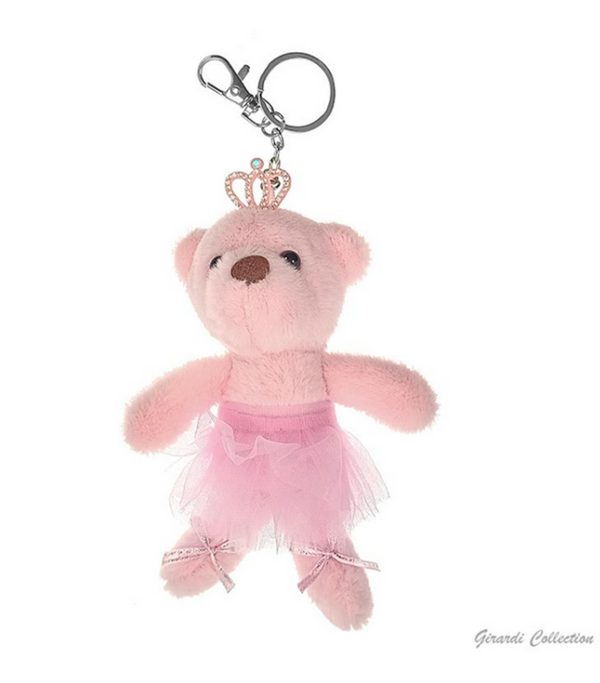 Porte-cle Ourson Danseuse Rose Girardi ♥ | Cadeau Danseuse
