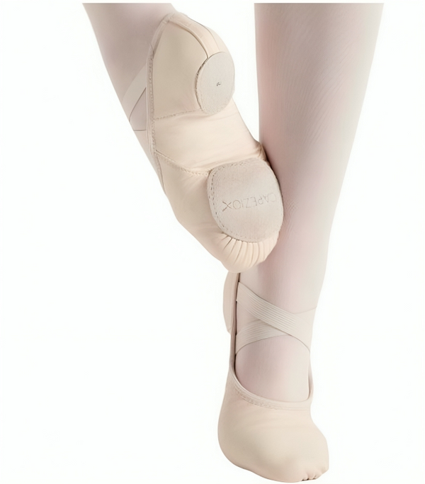 Demi-Pointes de Danse Classique en Toile Stretch 2037W Hanami Capezio Blanc
