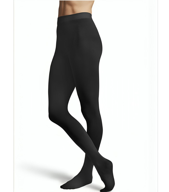 Collant Sans Pieds Bloch T0962G – Microfibre Noir/Rose – Neuf – Danse